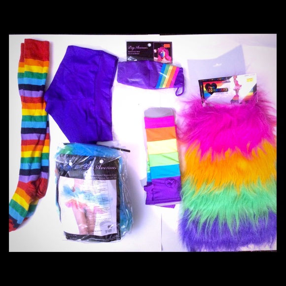 Rainbow halloween costume
