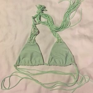 Mikoh Tiffany blue bikini top XS