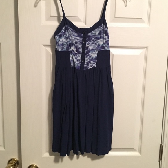 Express Navy Dress with Pockets!