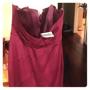 Jay Godfrey sweetheart neck line dress