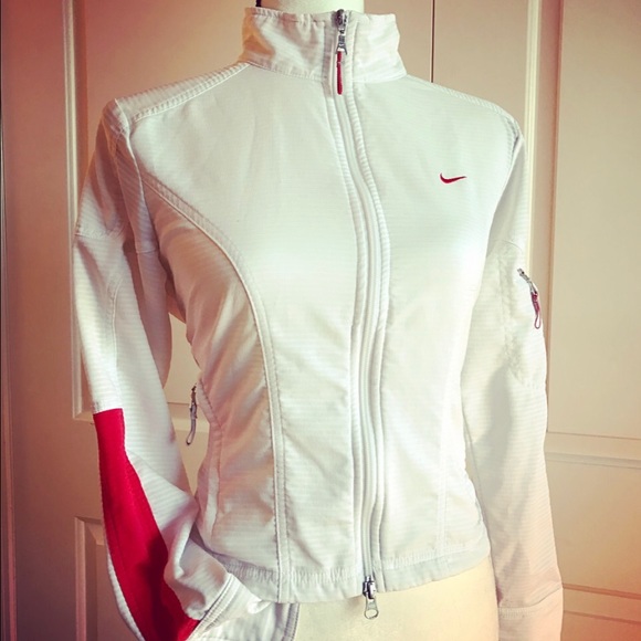 Nike Jackets & Blazers - White Nike sport jacket size Small