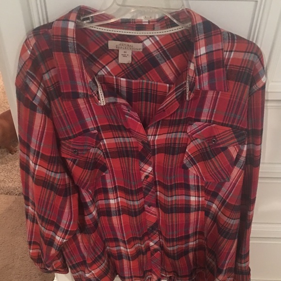 Reflections flannel shirt.