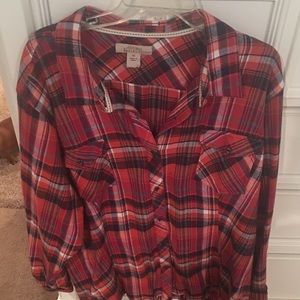 Reflections flannel shirt.