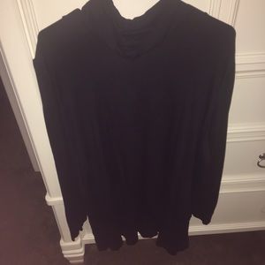 Never worn cowl-neck black tunic.