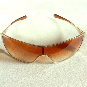 Woman's Oakley Dart Gold Polished Sunglasses