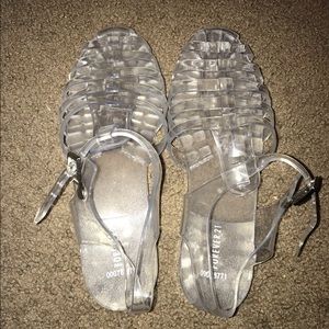 forever 21 jelly shoes