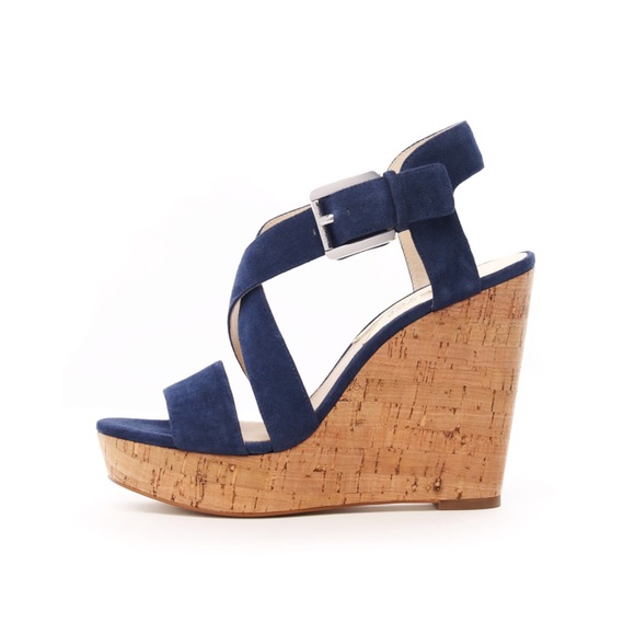 Michael Kors Shoes - Michael Kors "Giovanna" Suede Wedges
