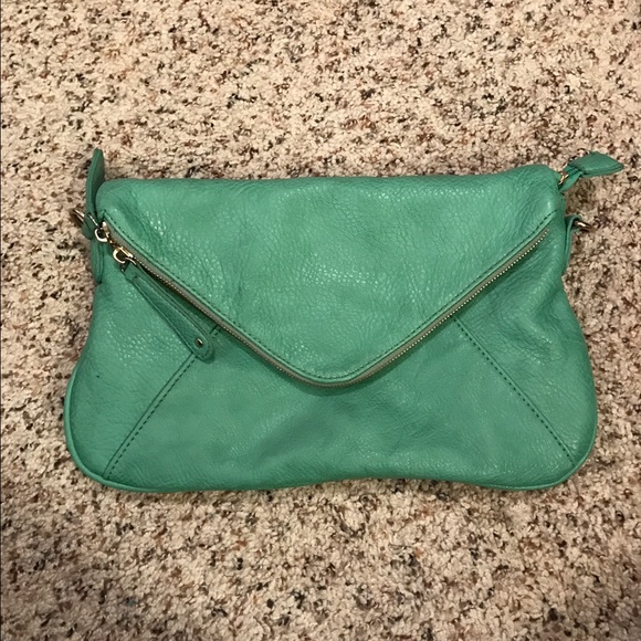 Cute teal clutch Urban Outfitters