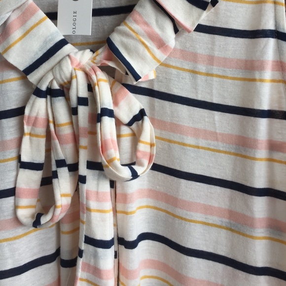 Anthropologie Striped Tank with Tie - Picture 3 of 4