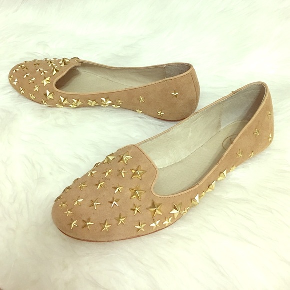 Ash Shoes - Ash Star Studded Suede Loafers