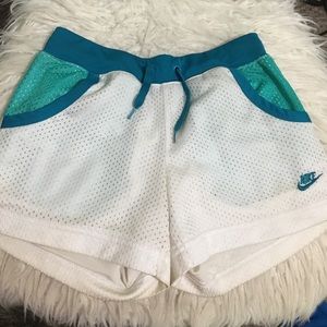 Pants Nike. Shorts blue & white