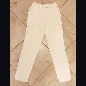 Emporio Armani Ivory Viscose Pants EU 36, US 2