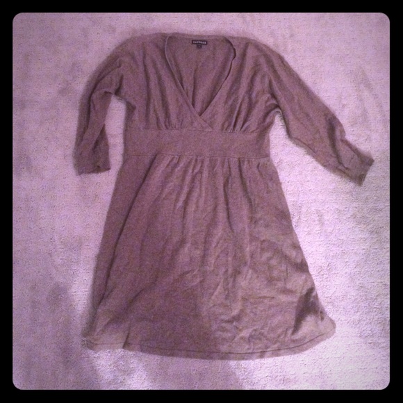 Express sweater 3/4 sleeve dress