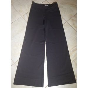 Diane von Furstenburg Dark Brown Wide Leg Pants, 4