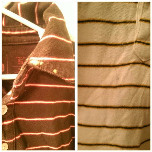 Two Gap Long Sleeve Tops