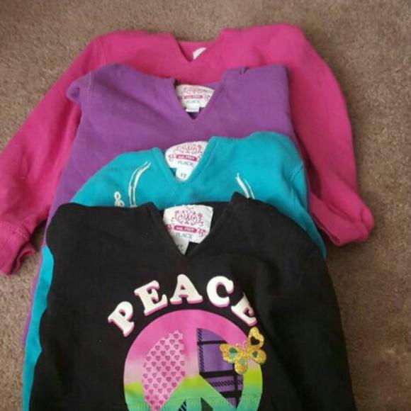 set of 4 hoodies