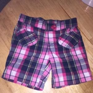 Plaid shorts