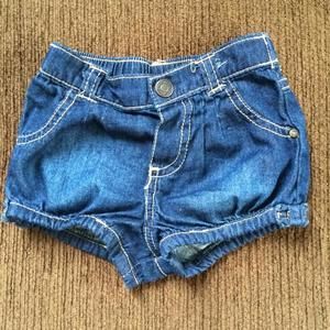 Jean Bubble Shorts