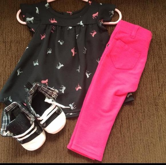 Dark Pink Garanimals Jeggings - Picture 2 of 4