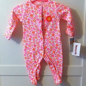 Carter's Newborn Neon Floral Jumper