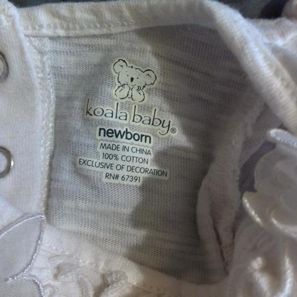 Koala Baby Ruffled Butterfly Onesie - Picture 3 of 3