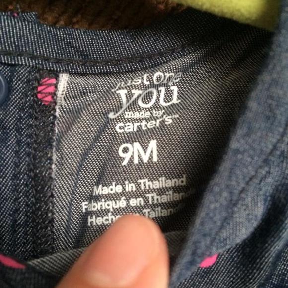 Carter's Chambray Romper - Picture 2 of 4