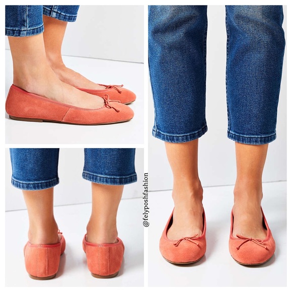 Urban Outfitters Suzi Suede Ballet Flat - Picture 1 of 3