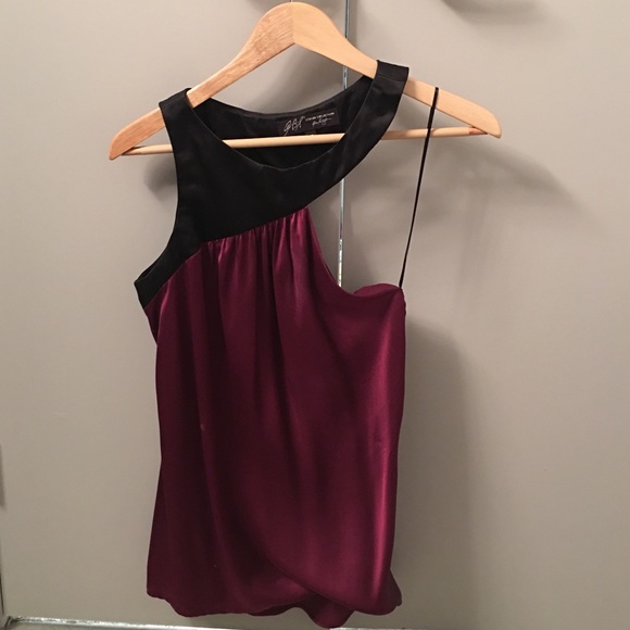 ABS Allen Schwartz 100% silk top blouse shirt