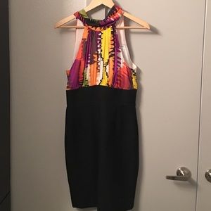 Trina Turk colorful halter dress size 4