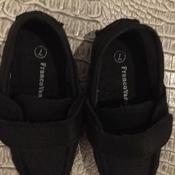 Black Italian Leather Loafers - Picture 2 of 3