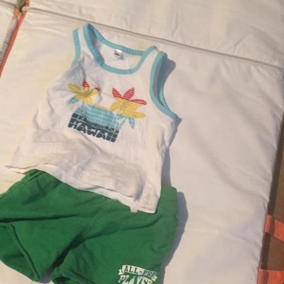 Cut-off Sweats & Hawaii Tank