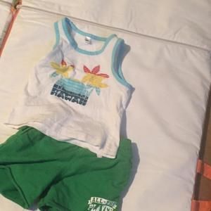 Cut-off Sweats & Hawaii Tank