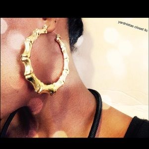 Bamboo Earrings (Gold)
