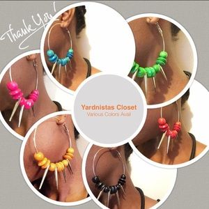 Spiked Earrings in Variety of Colors/Styles