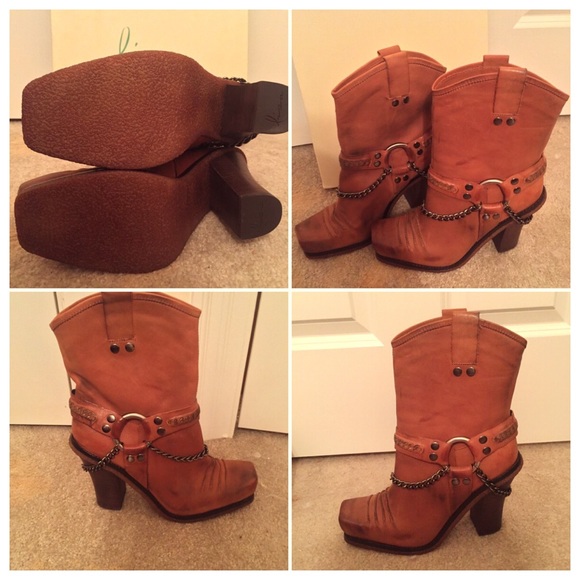 Lisa for Donald J Pliner boot brown size 10 - Picture 2 of 4