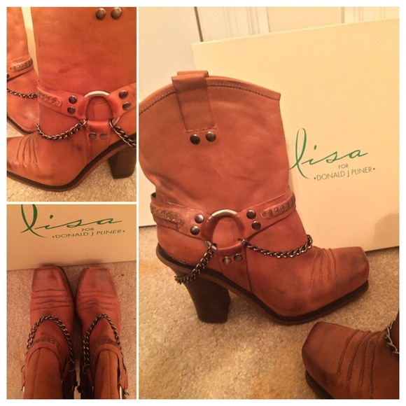 Lisa for Donald J Pliner boot brown size 10 - Picture 3 of 4