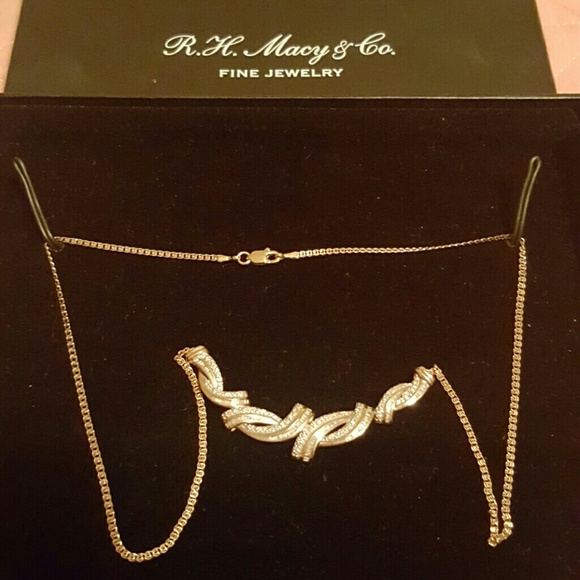 10k Diamond Necklace