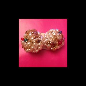 Vintage Chic Pearl Detailed Earrings