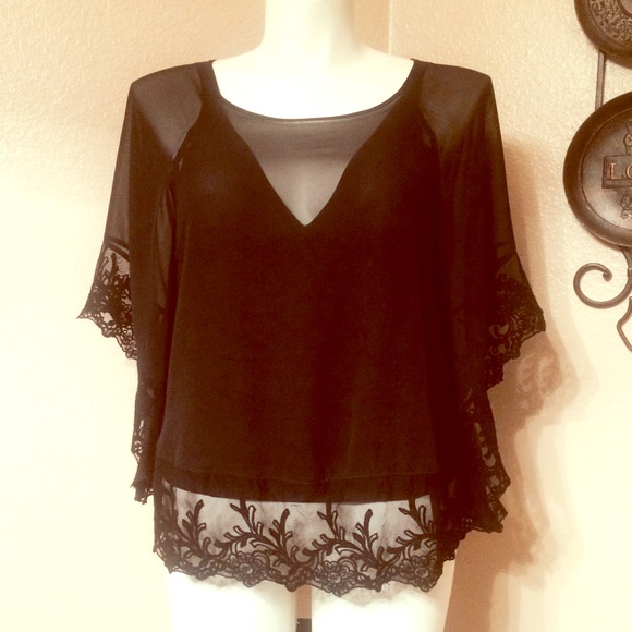 Express Tops - Express Sheer Top