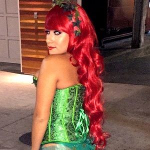 Poison Ivy/Mermaid red wig