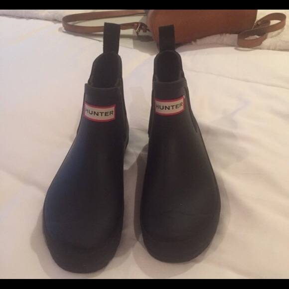 Hunter ankle rain boots!