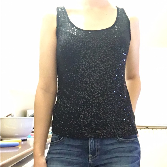 Sparkly shimmery party top