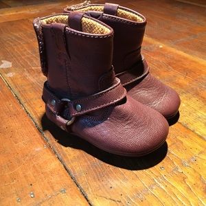 Small Frye Baby Harness Booties