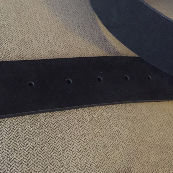 Authentic black suede Gucci men's belt - Picture 4 of 4