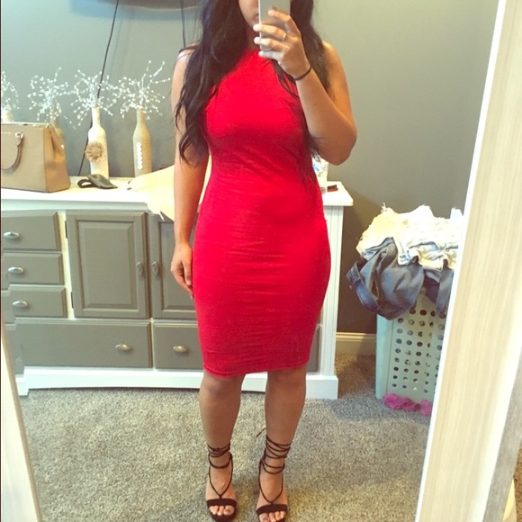 Red dress