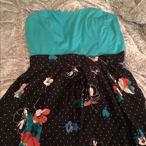 Xhilaration Strapless Skater Dress