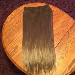26 long straight auburn synthetic hair