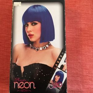 Pleasure Neon Blue Wig