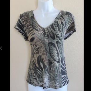 Chico's sz 1 Medium Top B13
