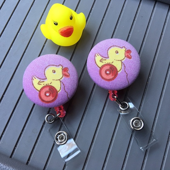 Duckie Fabric Badge Reel